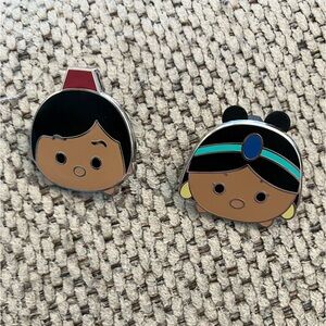 Aladdin and jasmine pin set Disney trading pins tsum tsum